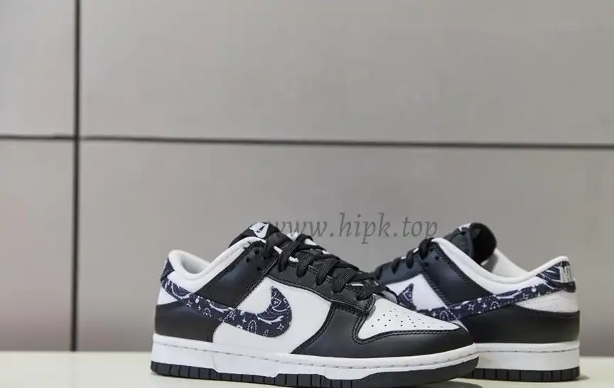 Pk God Nike Dunk Low Black Paisley retail materials ready to ship