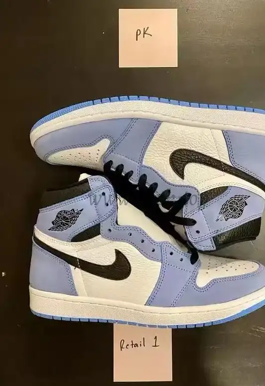 Pk God air Jordan 1 high OG university blue retail materials ready to ship