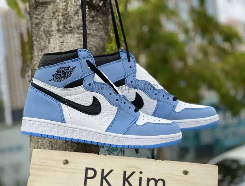 Pk God air Jordan 1 high OG university blue retail materials ready to ship