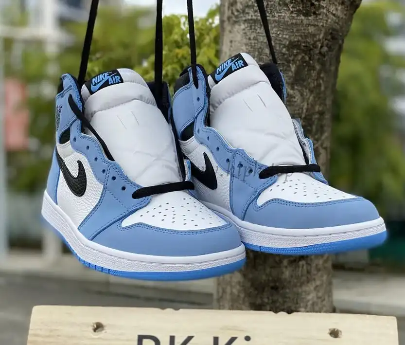 Pk God air Jordan 1 high OG university blue retail materials ready to ship