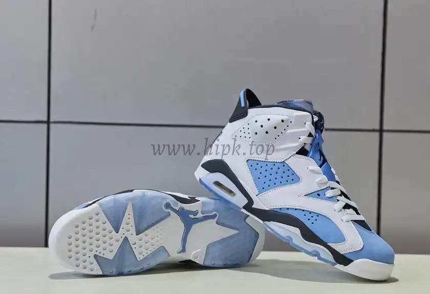 Pk God air Jordan 6 retro university blue retail materials ready to ship