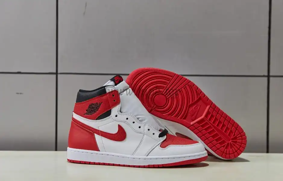 Pk God air jordan 1 retro heritage retail materials ready on March 20th