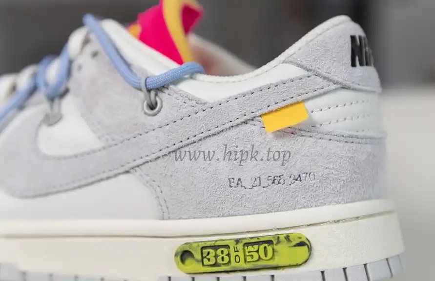 Pk God off white X dunk low the 50 NO.38 retail materials ready to ship