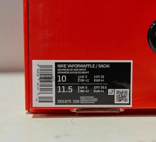 PK God LDWaffle x sacai x UNDERCOVER Night Maroon and Team Royal retail materials ready to ship