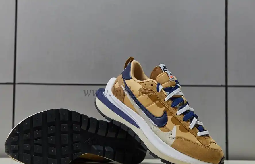 PK GOD Nike Vaporwaffle sacai Sesame Blue Void retail materials ready to ship