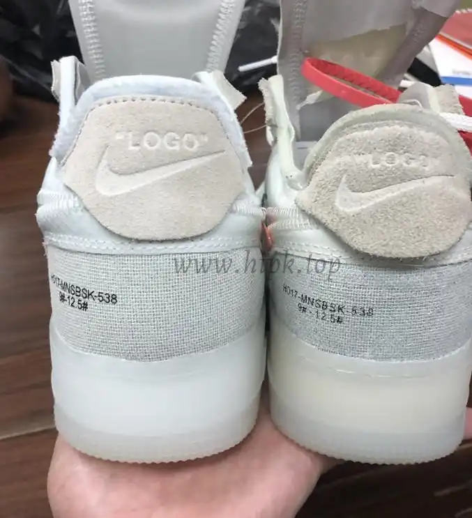 PK God Off-White Nike Air Force 1 One Low The 10 Ten Virgil Abloh retail materials ready to ship