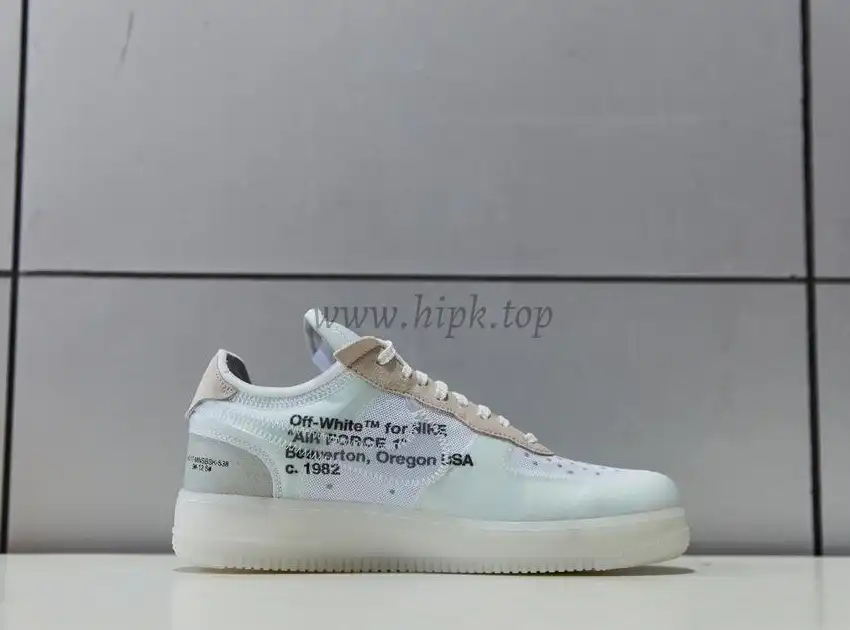 PK God Off-White Nike Air Force 1 One Low The 10 Ten Virgil Abloh retail materials ready to ship