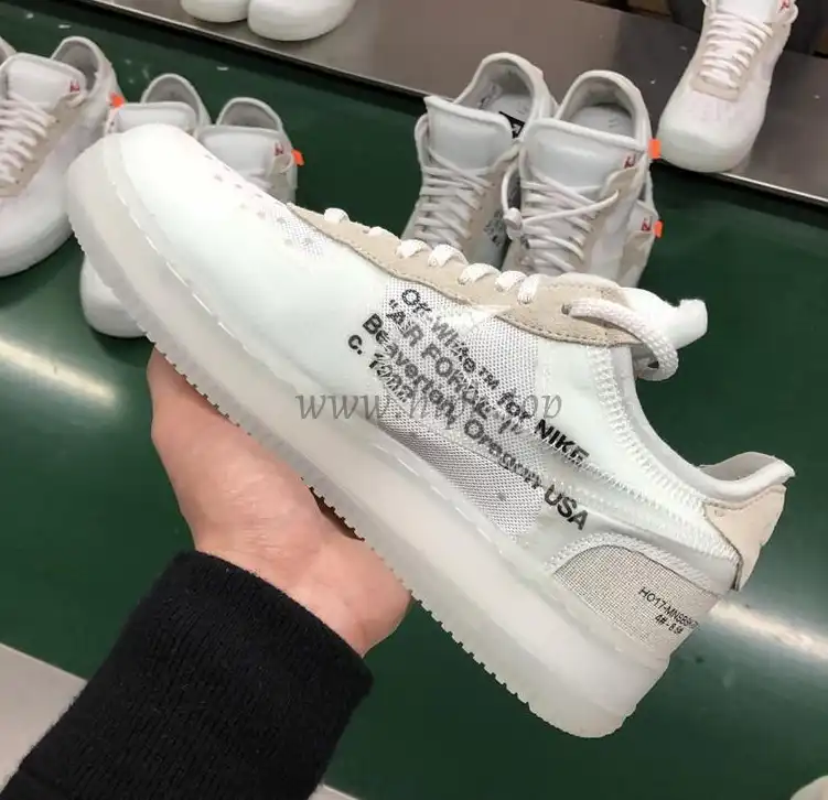 PK God Off-White Nike Air Force 1 One Low The 10 Ten Virgil Abloh retail materials ready to ship