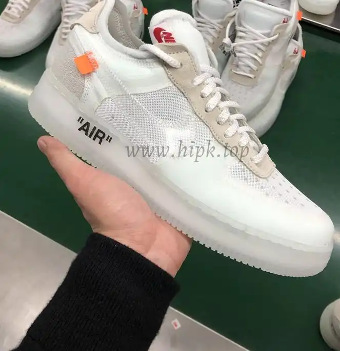 PK God Off-White Nike Air Force 1 One Low The 10 Ten Virgil Abloh retail materials ready to ship