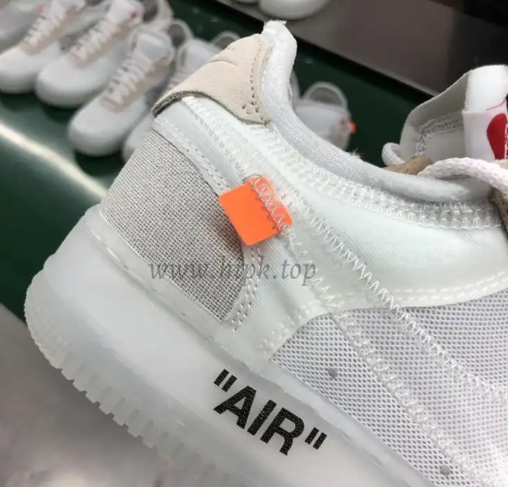 PK God Off-White Nike Air Force 1 One Low The 10 Ten Virgil Abloh retail materials ready to ship