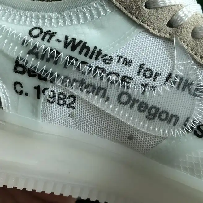 PK God Off-White Nike Air Force 1 One Low The 10 Ten Virgil Abloh retail materials ready to ship