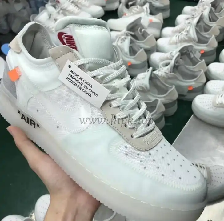 PK God Off-White Nike Air Force 1 One Low The 10 Ten Virgil Abloh retail materials ready to ship