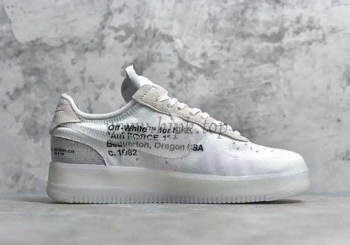 PK God Off-White Nike Air Force 1 One Low The 10 Ten Virgil Abloh retail materials ready to ship