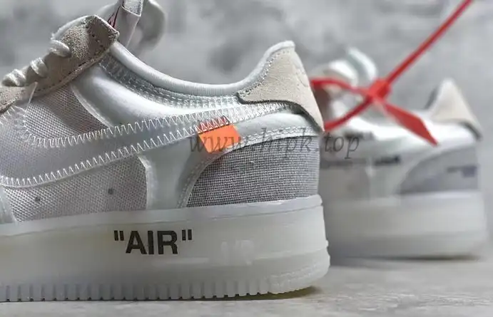 PK God Off-White Nike Air Force 1 One Low The 10 Ten Virgil Abloh retail materials ready to ship