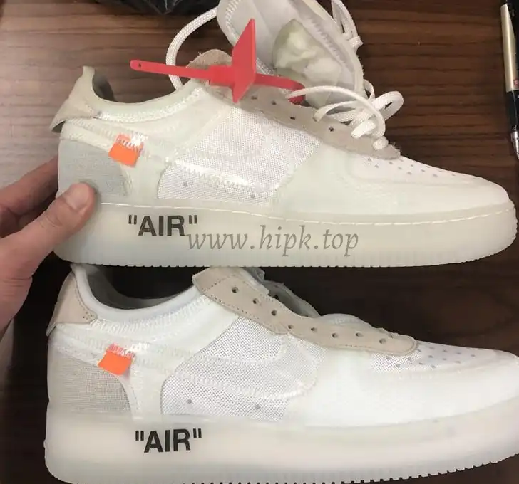 PK God Off-White Nike Air Force 1 One Low The 10 Ten Virgil Abloh retail materials ready to ship