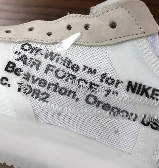 PK God Off-White Nike Air Force 1 One Low The 10 Ten Virgil Abloh retail materials ready to ship