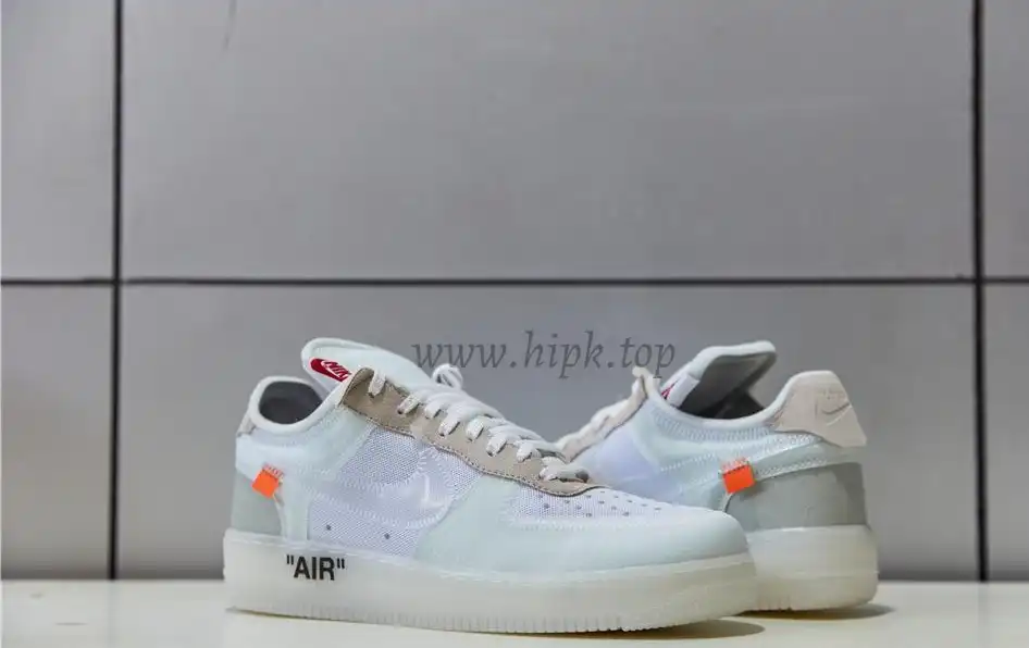 PK God Off-White Nike Air Force 1 One Low The 10 Ten Virgil Abloh retail materials ready to ship