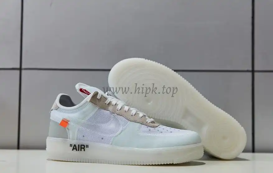 PK God Off-White Nike Air Force 1 One Low The 10 Ten Virgil Abloh retail materials ready to ship