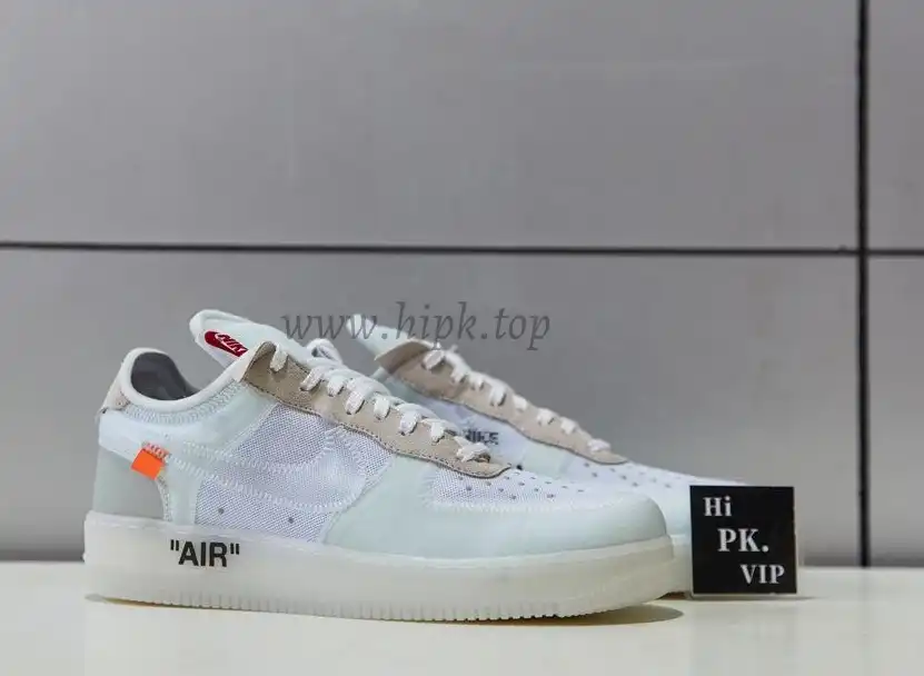 PK God Off-White Nike Air Force 1 One Low The 10 Ten Virgil Abloh retail materials ready to ship