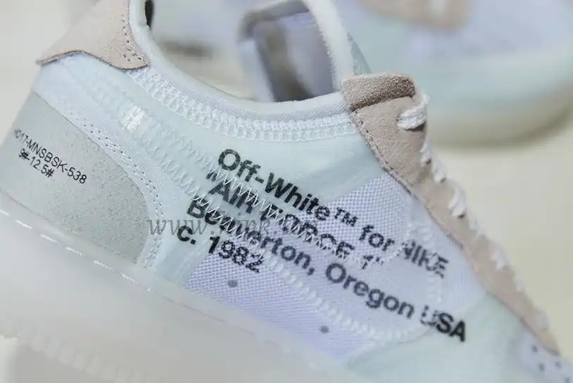 PK God Off-White Nike Air Force 1 One Low The 10 Ten Virgil Abloh retail materials ready to ship