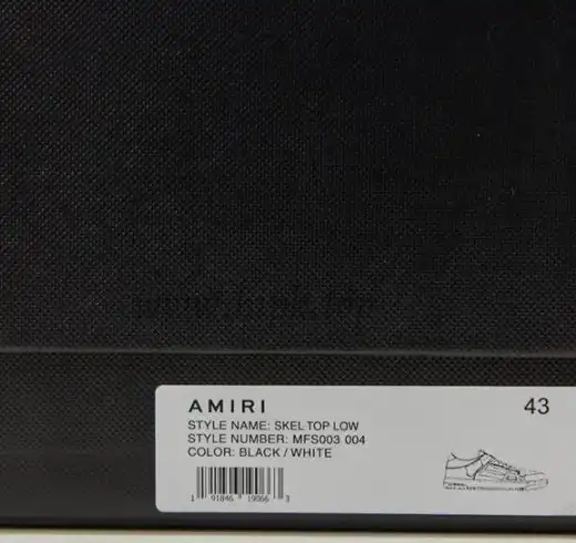 Pk God Amiri Men’s Skel LOW Sneakers GREY retail materials ready to ship