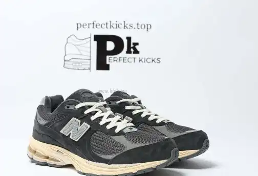 PK GOD New Balance 2002R Black Dark Grey RETAIL MATERIALS READY TO SHIP