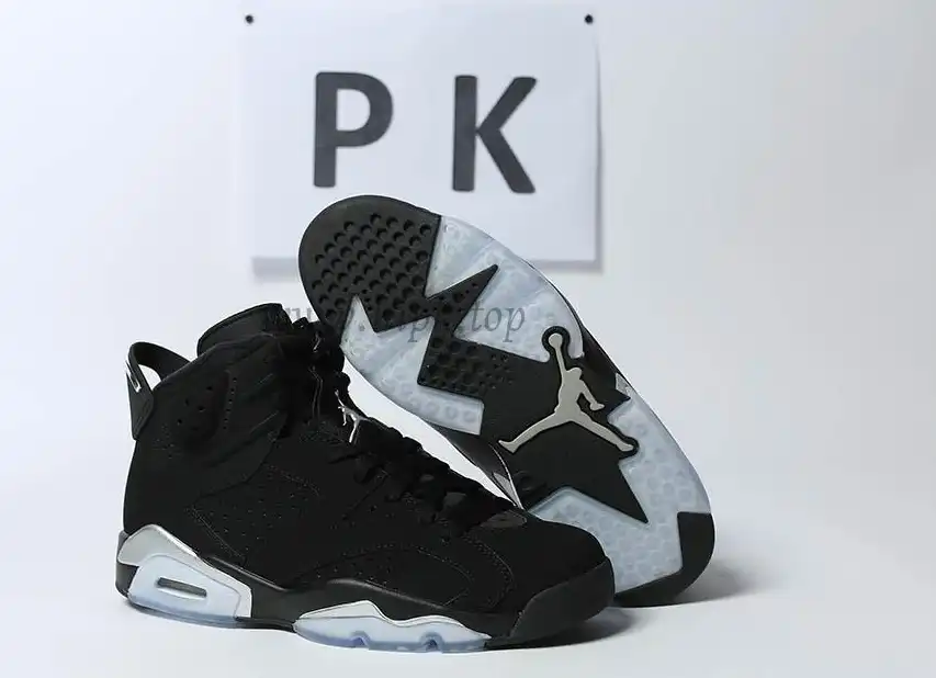 PK GOD Air Jordan 6 Retro Metallic Silver RETAIL MATERIALS READY TO SHIP