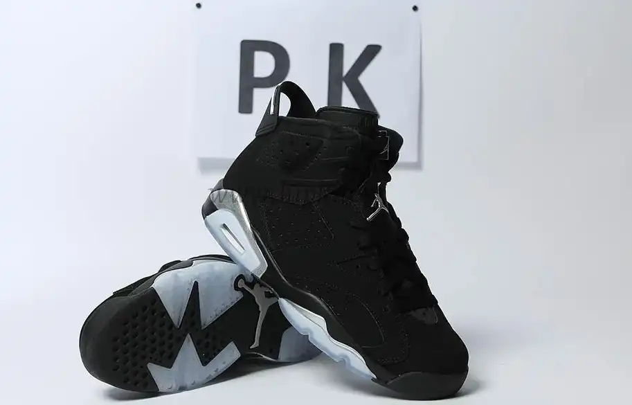 PK GOD Air Jordan 6 Retro Metallic Silver RETAIL MATERIALS READY TO SHIP