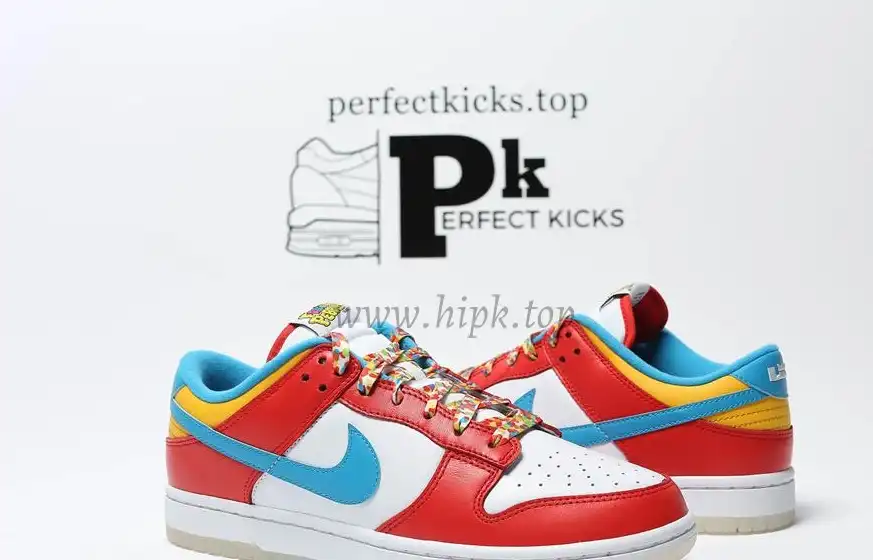 PK GOD Dunk Low SB LeBron Fruity Pebbles RETAIL MATERIALS READY TO SHIP