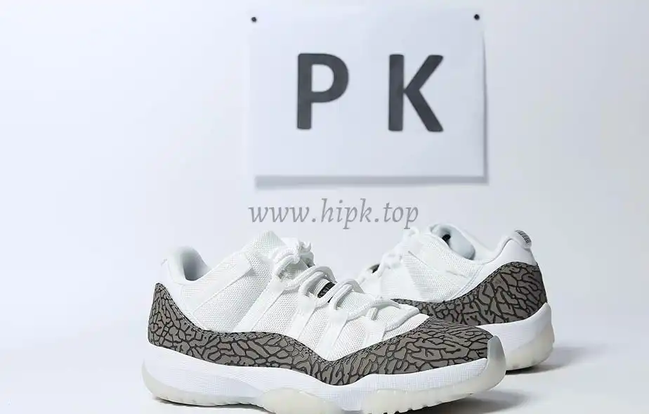 PK GOD Jordan 11 Retro Low IE White Cement RETAIL MATERIALS READY TO SHIP