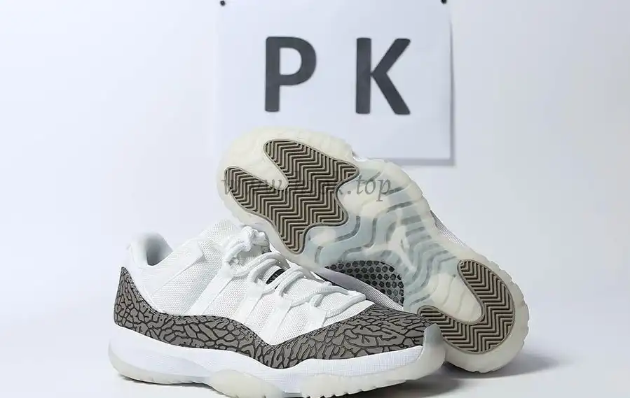 PK GOD Jordan 11 Retro Low IE White Cement RETAIL MATERIALS READY TO SHIP