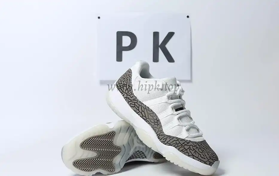 PK GOD Jordan 11 Retro Low IE White Cement RETAIL MATERIALS READY TO SHIP