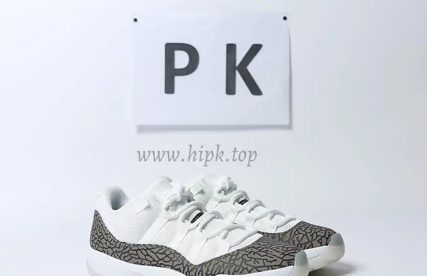 PK GOD Jordan 11 Retro Low IE White Cement RETAIL MATERIALS READY TO SHIP