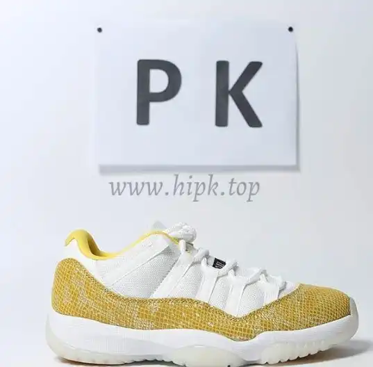 PK God Jordan Retro 11 Low Snakeskin Light Bone real snakeskin ready to ship