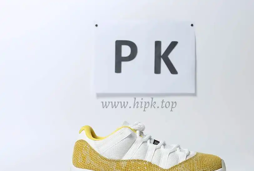 PK GOD Jordan 11 Retro Low Tour Yellow Snakeskin RETAIL MATERIALS READY TO SHIP