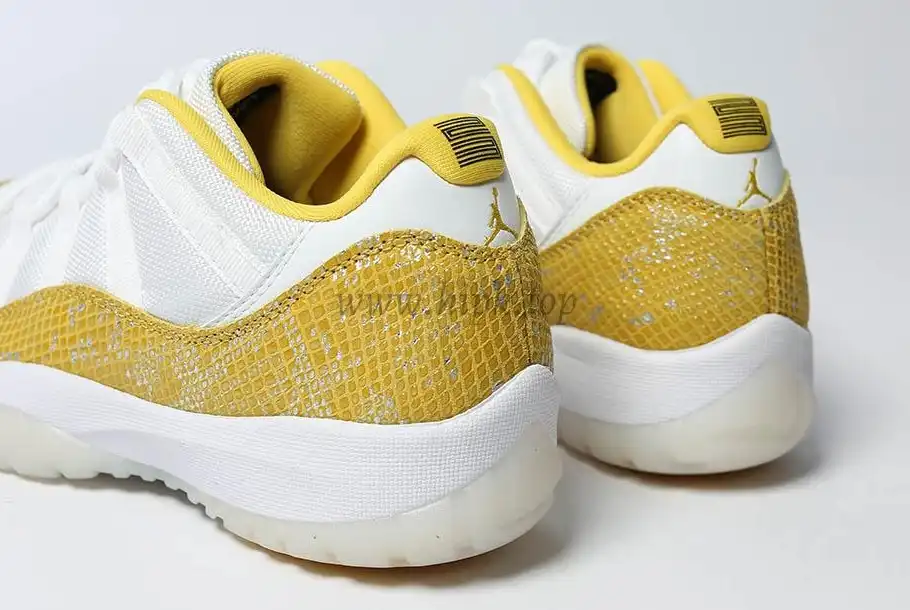 PK GOD Jordan 11 Retro Low Tour Yellow Snakeskin RETAIL MATERIALS READY TO SHIP