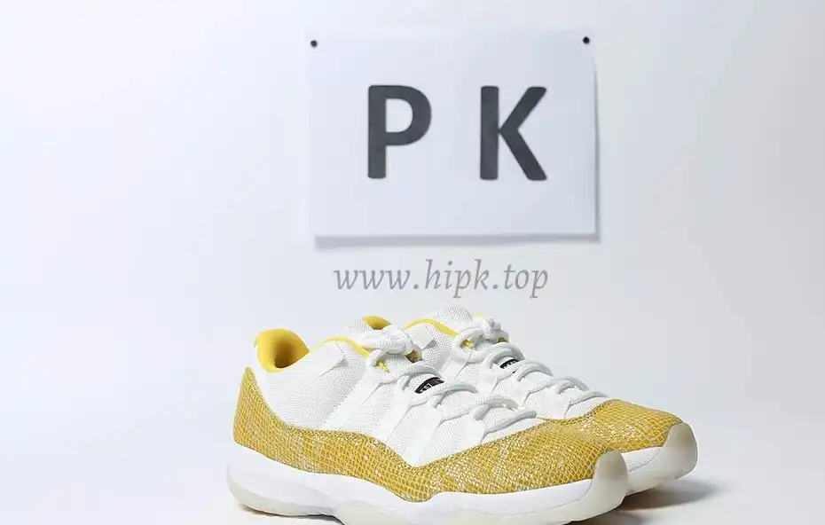 PK GOD Jordan 11 Retro Low Tour Yellow Snakeskin RETAIL MATERIALS READY TO SHIP