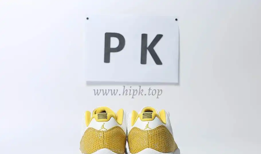 PK GOD Jordan 11 Retro Low Tour Yellow Snakeskin RETAIL MATERIALS READY TO SHIP