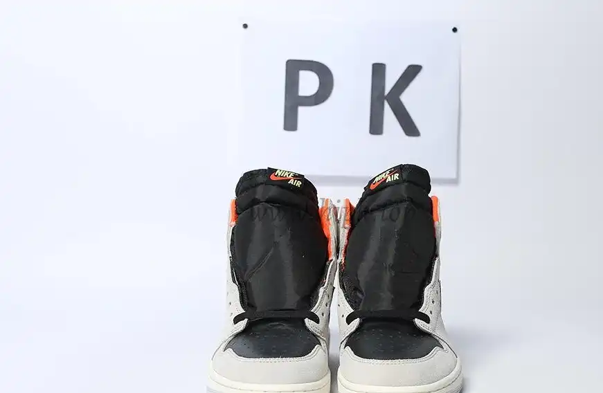 PK GOD Jordan 1 Retro High Neutral Grey Hyper Crimson RETAIL MATERIALS READY TO SHIP