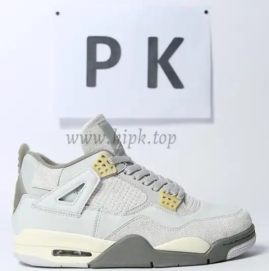 PK GOD Jordan 4 Undefeated Travis Scott Olive RETAIL MATERIALS READY TO SHIP