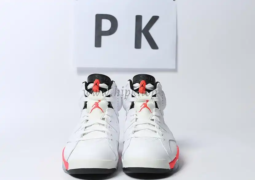 PK GOD Jordan 6 Retro Infrared White 2014 RETAIL MATERIALS READY TO SHIP