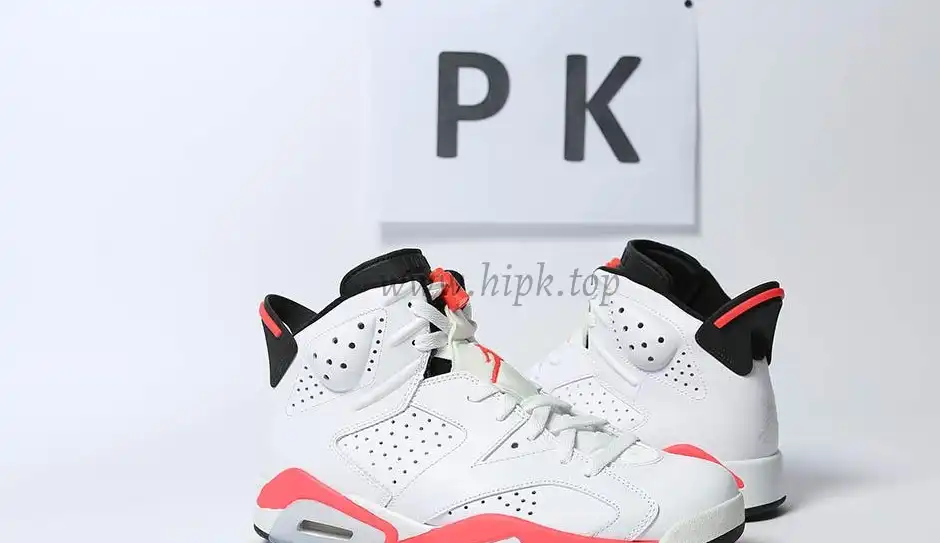 PK GOD Jordan 6 Retro Infrared White 2014 RETAIL MATERIALS READY TO SHIP