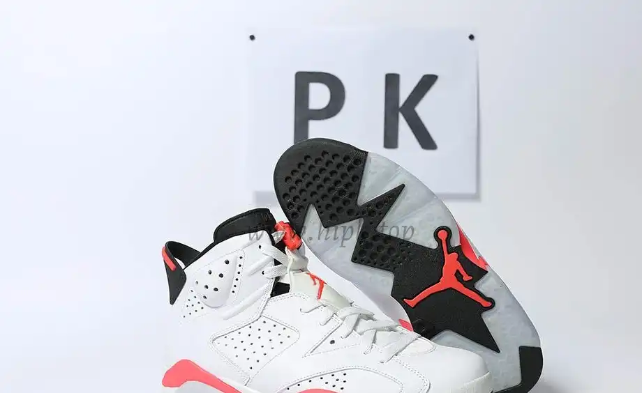 PK GOD Jordan 6 Retro Infrared White 2014 RETAIL MATERIALS READY TO SHIP