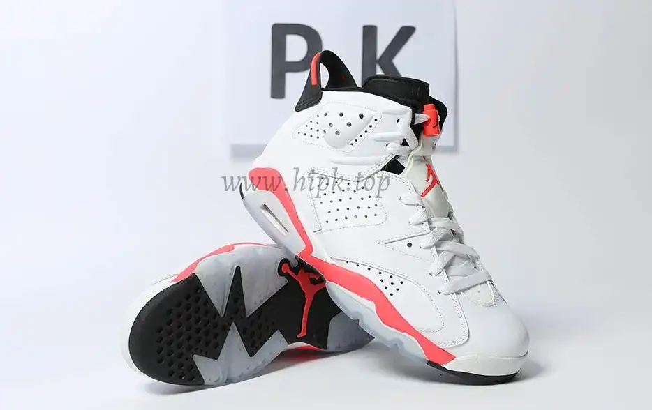 PK GOD Jordan 6 Retro Infrared White 2014 RETAIL MATERIALS READY TO SHIP