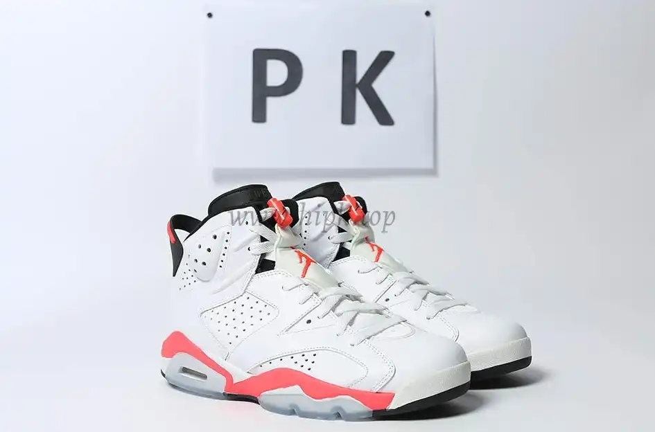 PK GOD Jordan 6 Retro Infrared White 2014 RETAIL MATERIALS READY TO SHIP