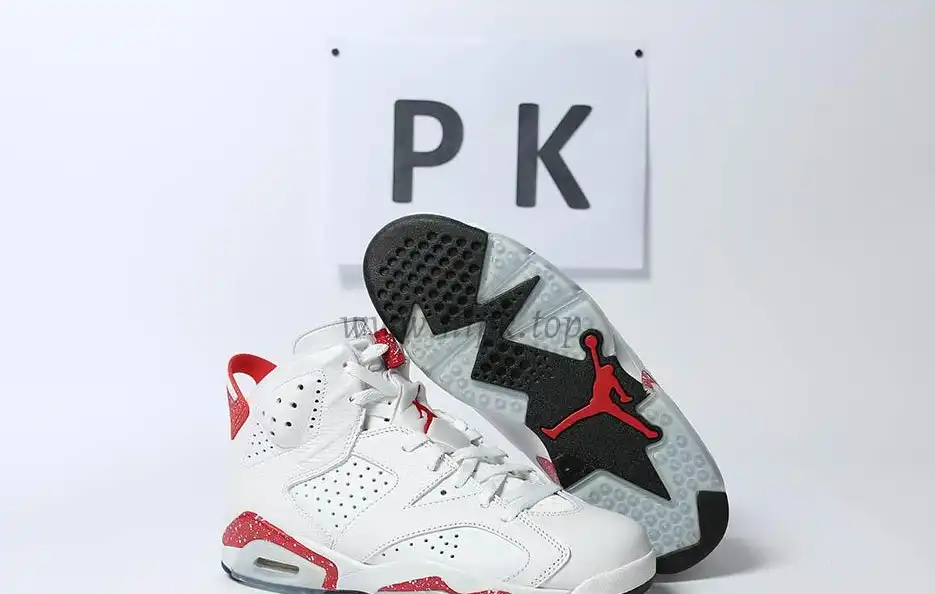 PK GOD Jordan 6 Retro Red Oreo RETAIL MATERIALS READY TO SHIP