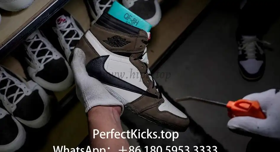 PK 4.0 TRAVIS SCOTT X AIR JORDAN I CD4487-100HIGH OG MOCHA RETAIL MATERIALS RETAIL VERSION