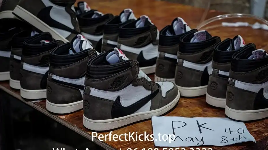 PK 4.0 TRAVIS SCOTT X AIR JORDAN I CD4487-100HIGH OG MOCHA RETAIL MATERIALS RETAIL VERSION