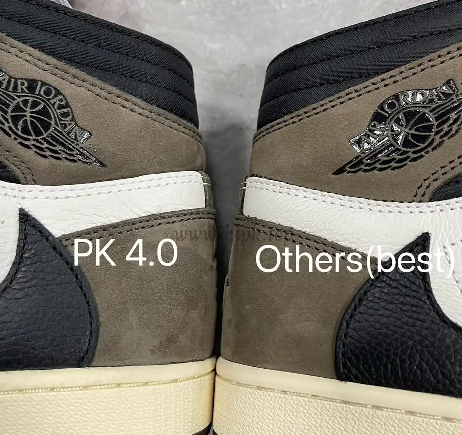 PK 4.0 TRAVIS SCOTT X AIR JORDAN I CD4487-100HIGH OG MOCHA RETAIL MATERIALS RETAIL VERSION