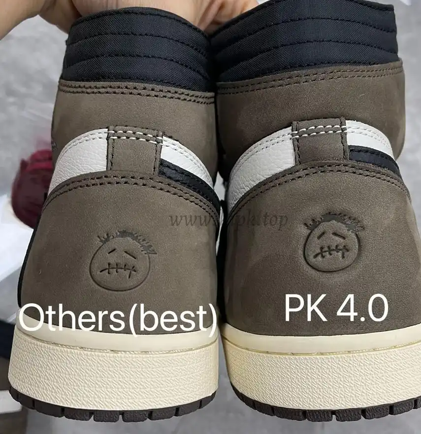 PK 4.0 TRAVIS SCOTT X AIR JORDAN I CD4487-100HIGH OG MOCHA RETAIL MATERIALS RETAIL VERSION